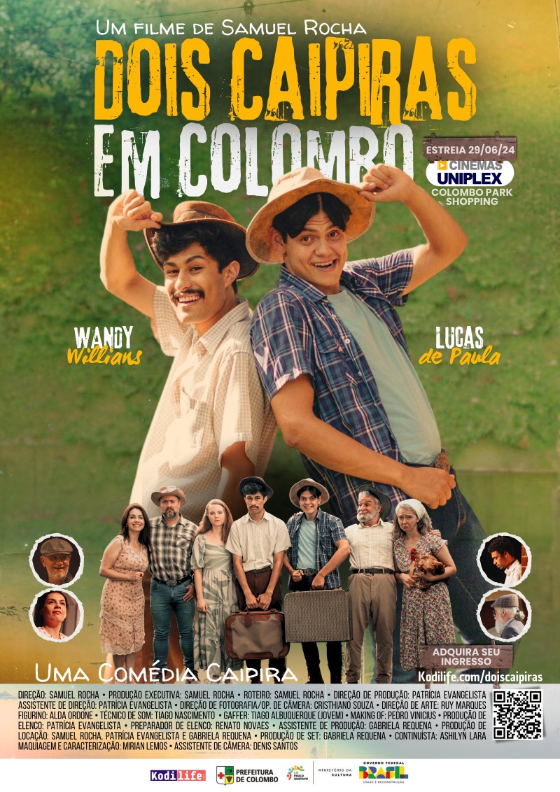 Poster Oficial - Dois Caipiras em Colombo